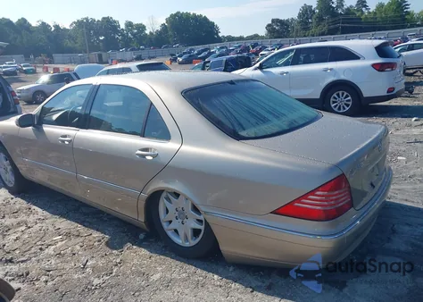 2003 Mercedes-Benz S 430 из США, поврежденный, VIN WDBNG70J33A318467